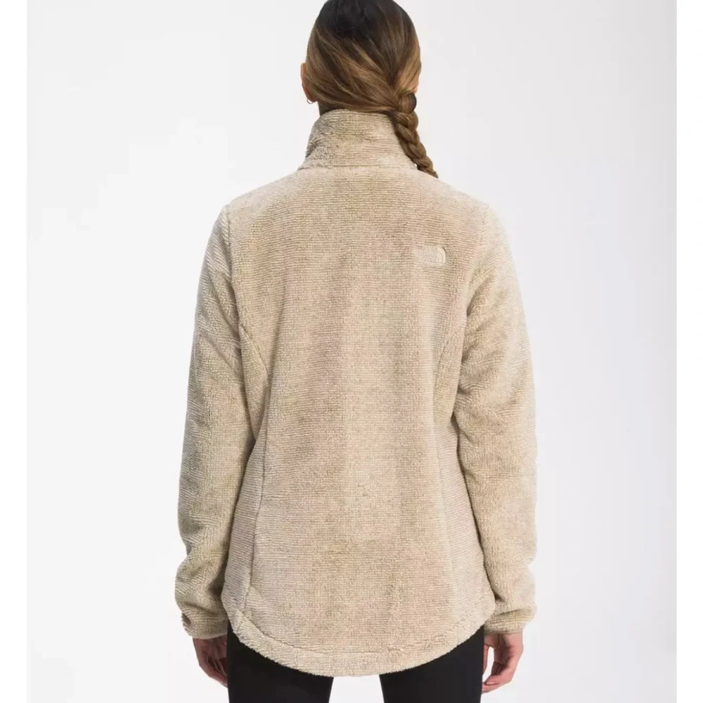 The North Face Cream Teddy Jacket Plush Fleece Full-Zip - Picture 2 of 5